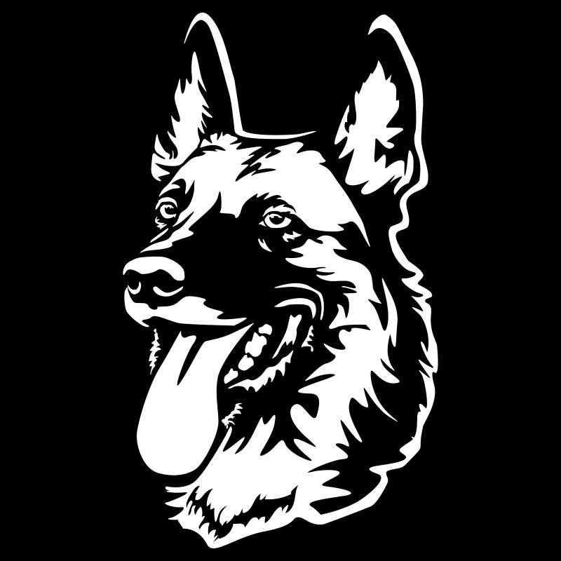 Malinois Kopf "Black Edition"