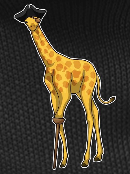 Giraffe Pirate Pirate Hat
