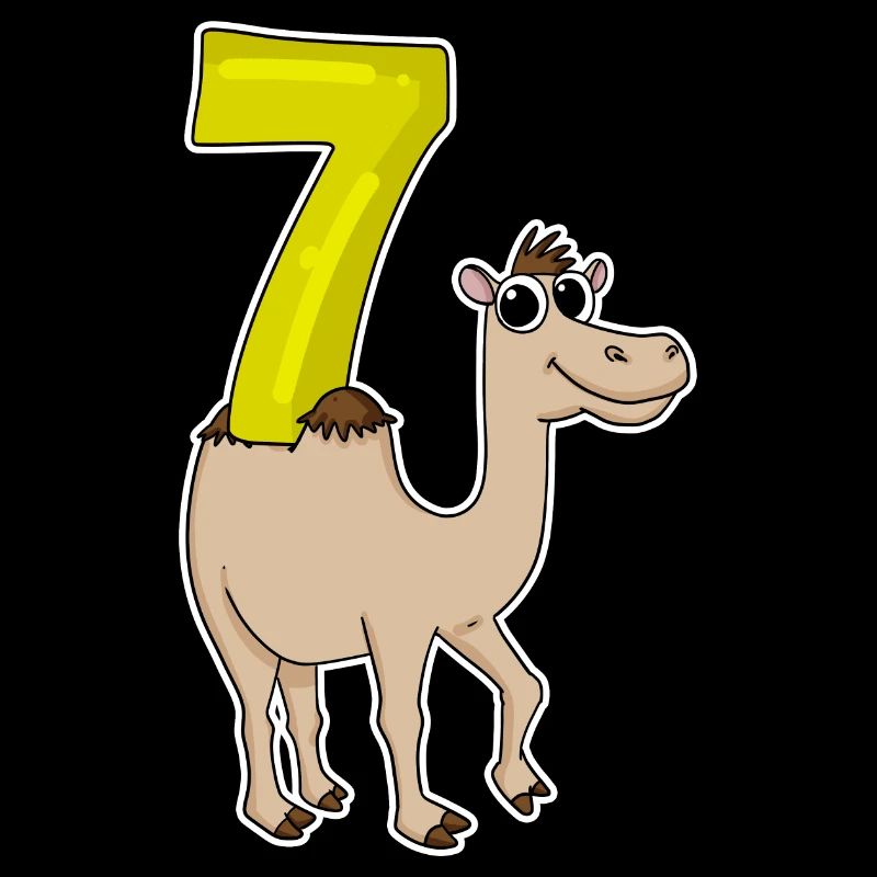 7 ans 7 ans avec motif animal - sept