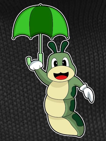 Caterpillar Umbrella