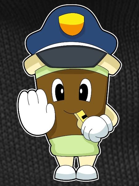Coffee Policeman Whistle Police