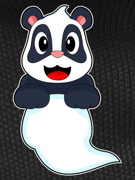Panda Halloween fantôme