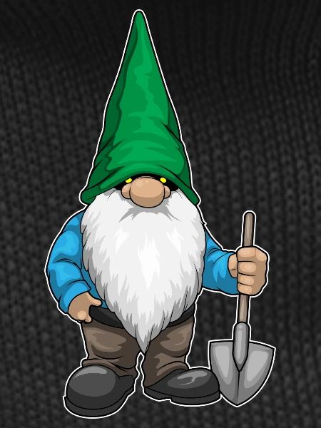 Dwarf Halloween Shovel