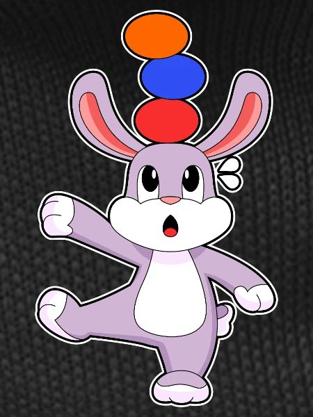 Bunny Easter Dancing