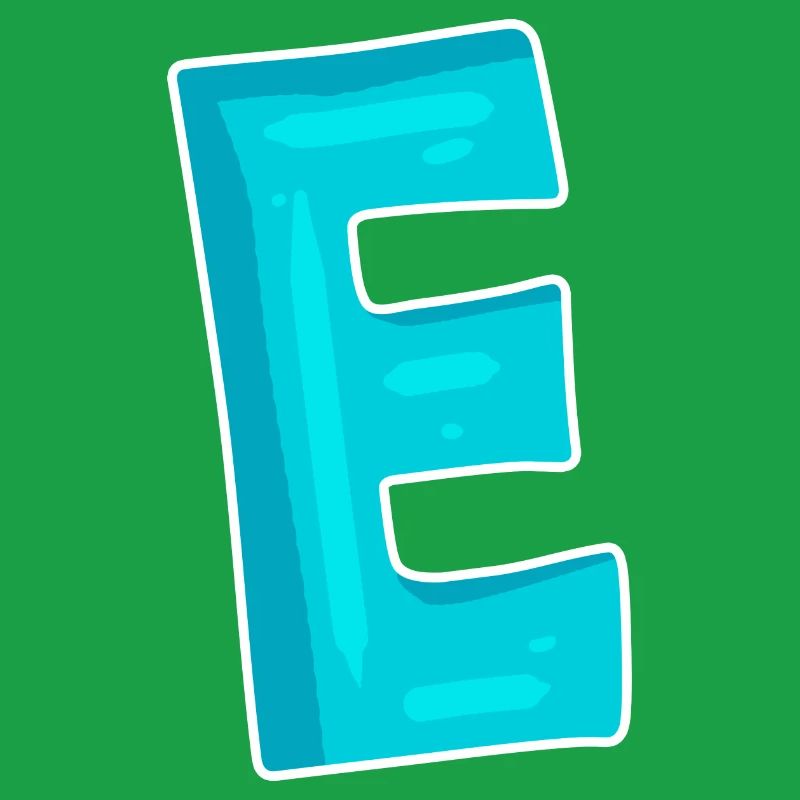 Buchstabe E Anfangsbuchstabe Zeichen