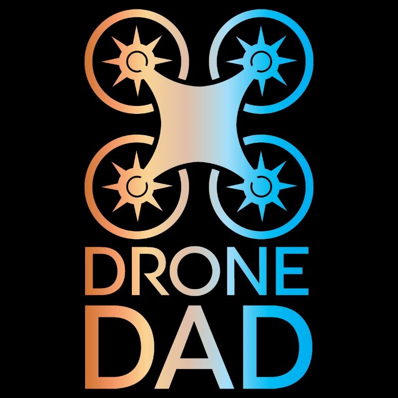 drone dad colors drone pilot icon icon logo