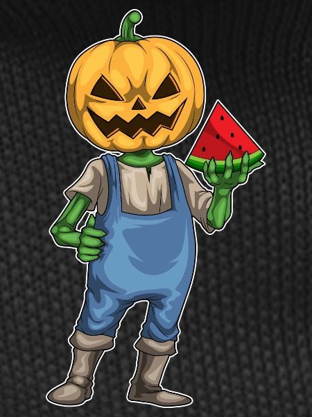 Jack O'Lantern Halloween Watermelon