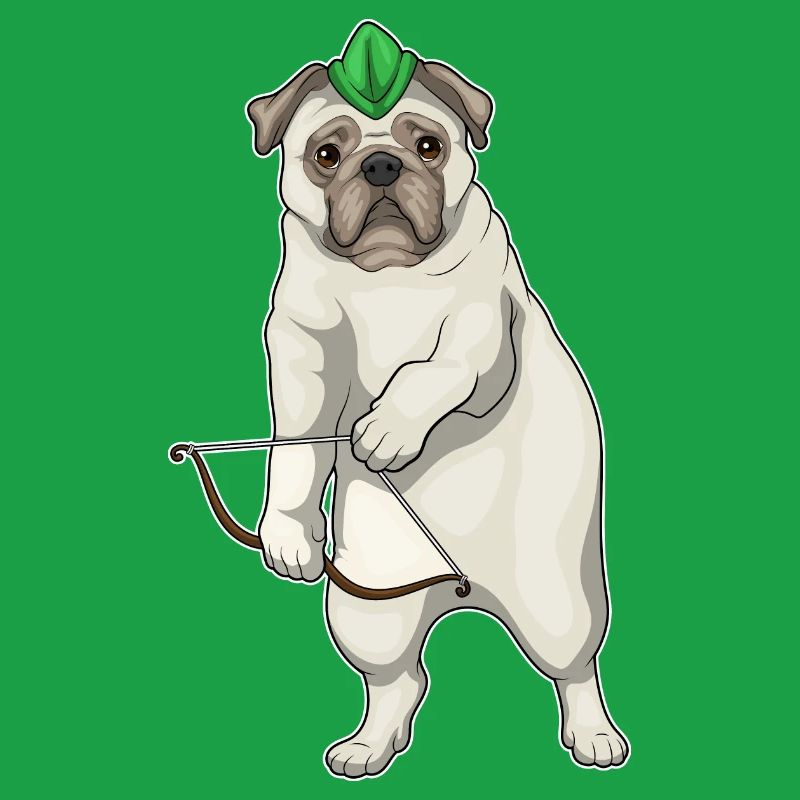 Pug Archer Bow