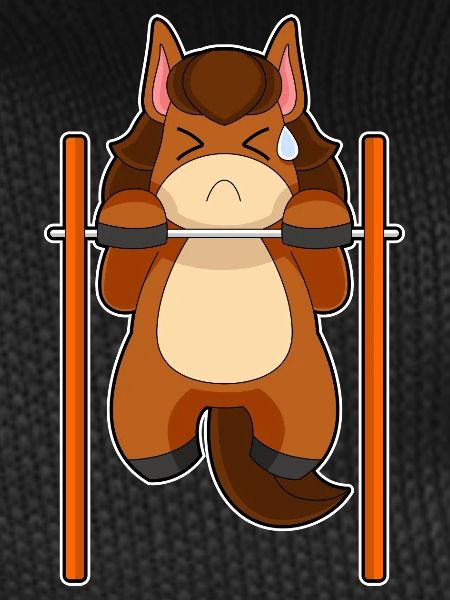 Horse Bodybuilder Pull-ups Bodybuilding