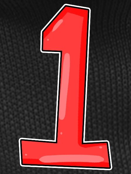 Number 1 Red