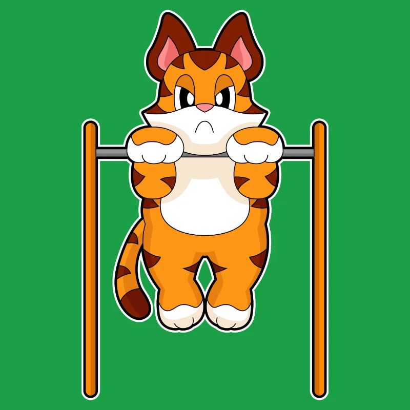Tiger Bodybuilder Pull-ups Bodybuilding