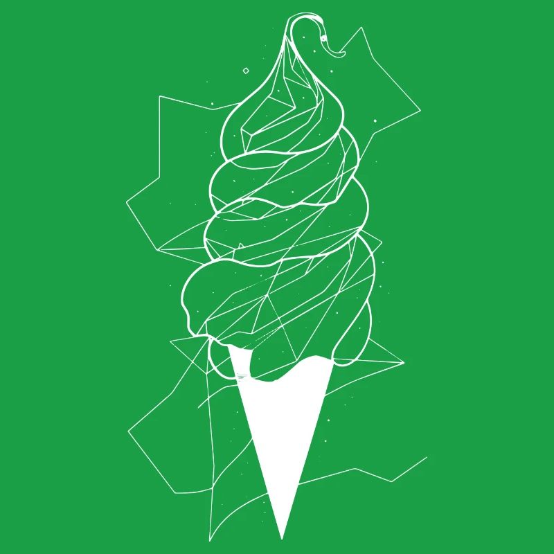 Cornet de crème glacée Dessin