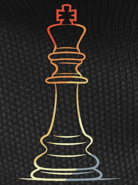 Chess Piece Line Art