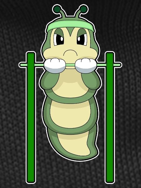 Caterpillar Bodybuilder Pull-ups Bodybuilding