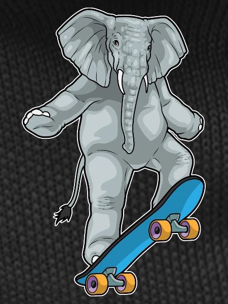 Elephant Skater Skateboard