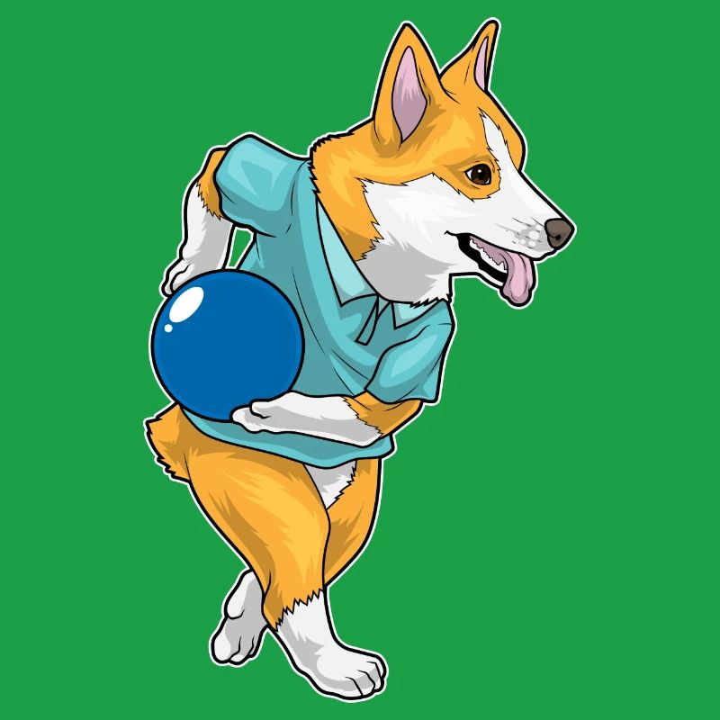 Corgi Bowling Boule de bowling