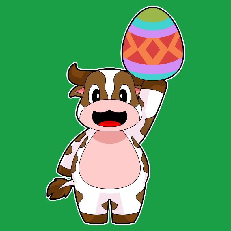 Cow Easter Easter Egg