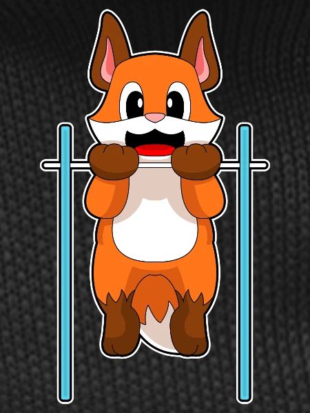 Fox Bodybuilder Tractions Musculation