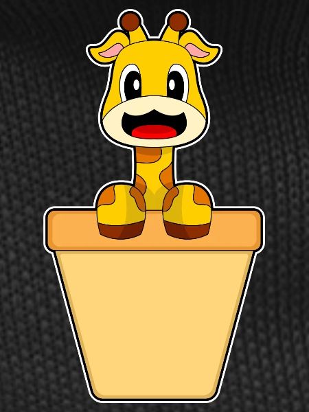 Giraffe Cream Cone