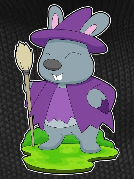 Bunny Witch Broom