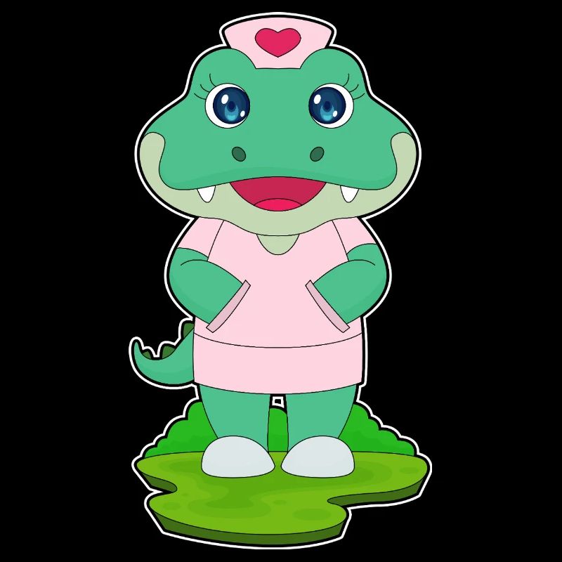 Krokodil Krankenschwester