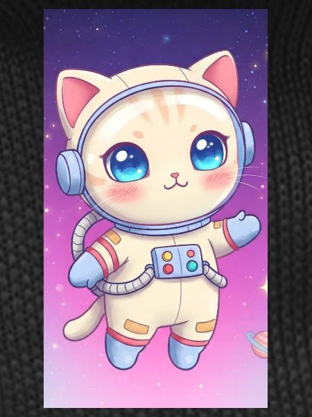 Astronaut kitten