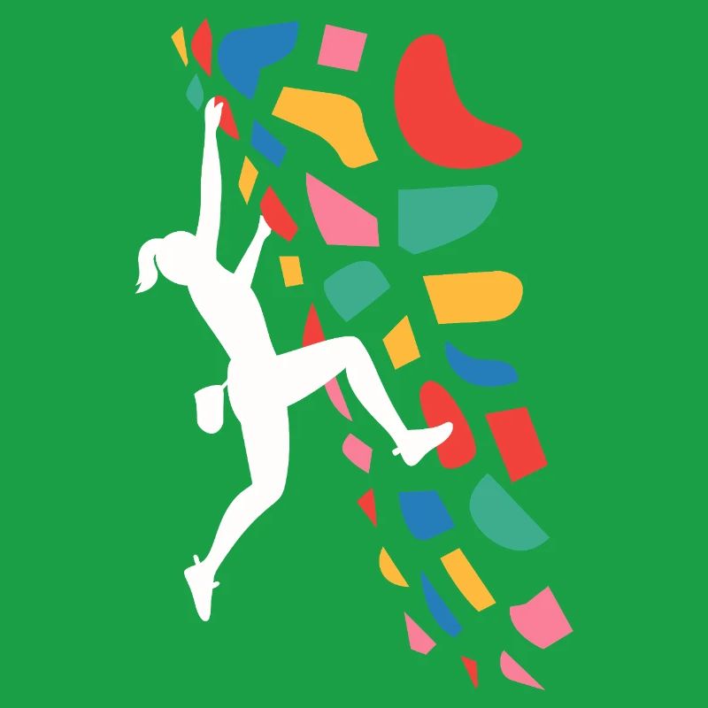 Boulder-Kletterer Bunte Griffe