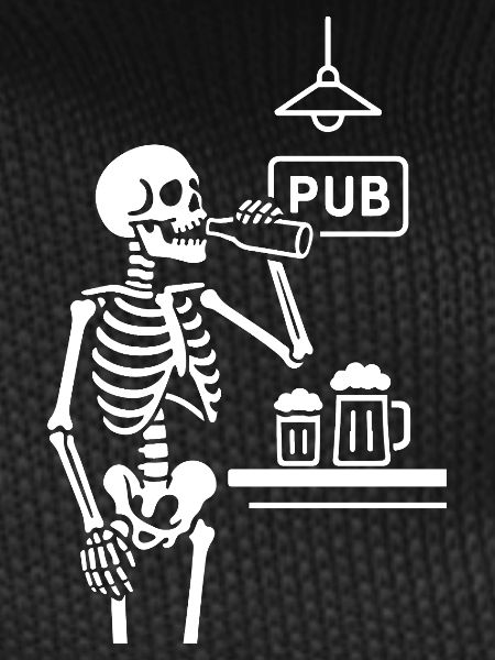 Skeleton Pub Toast