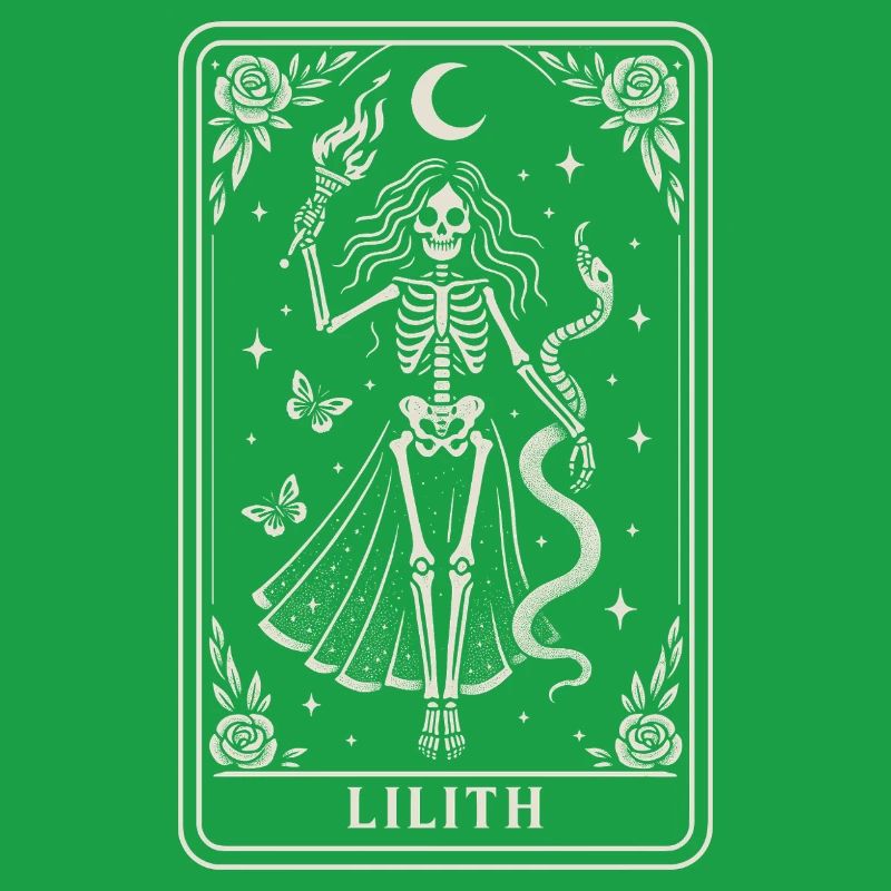 Lilith Skeleton Goddess Moonlight