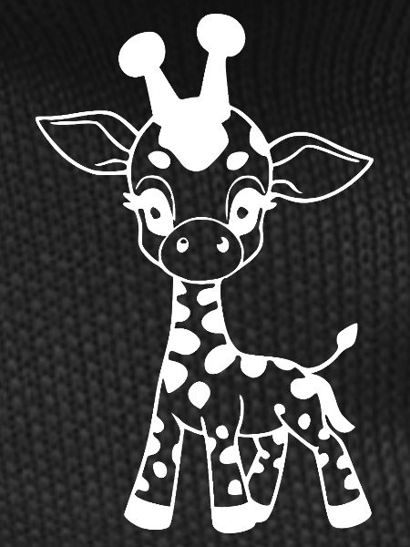 Giraffe baby giraffe