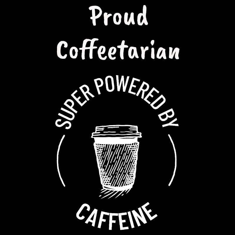 Stolzes Coffeetarian Rundes Abzeichen