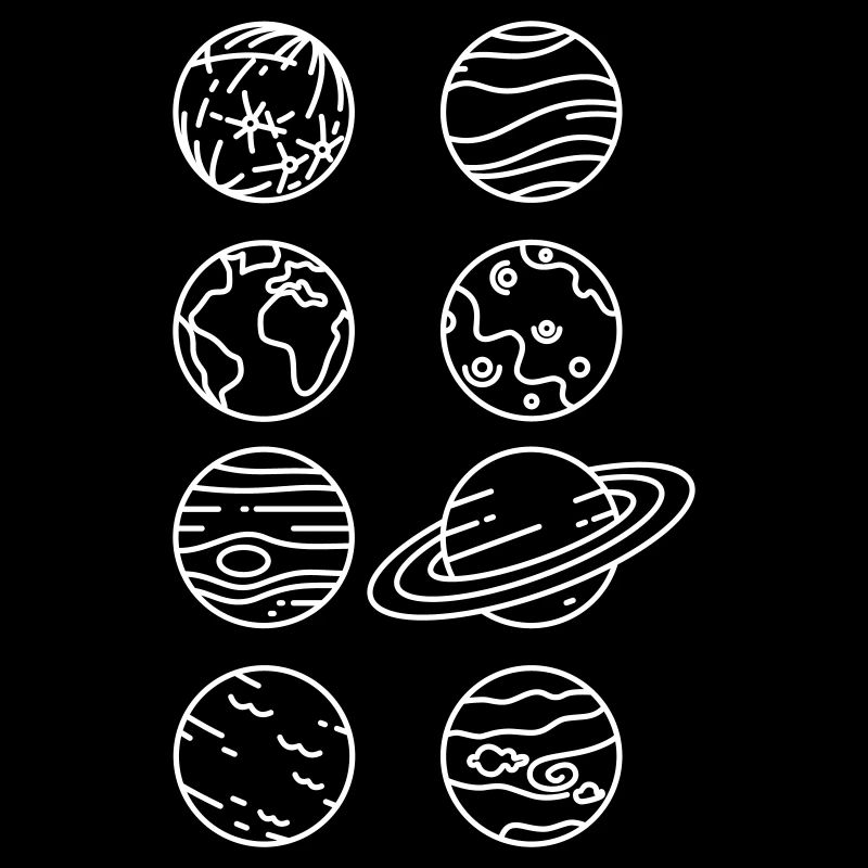 Planètes du système solaire – Espace du système solaire