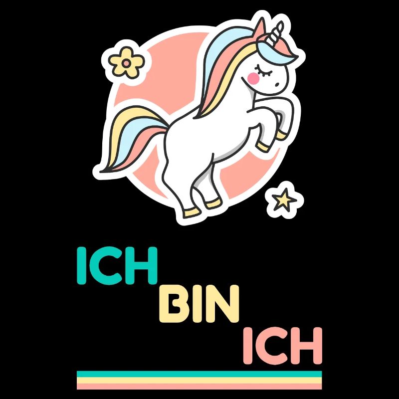 Licorne pastel Je suis moi