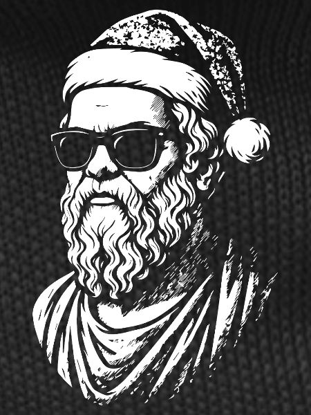 Santa Sunglasses Pop Art