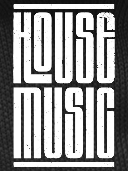 house music bold logo