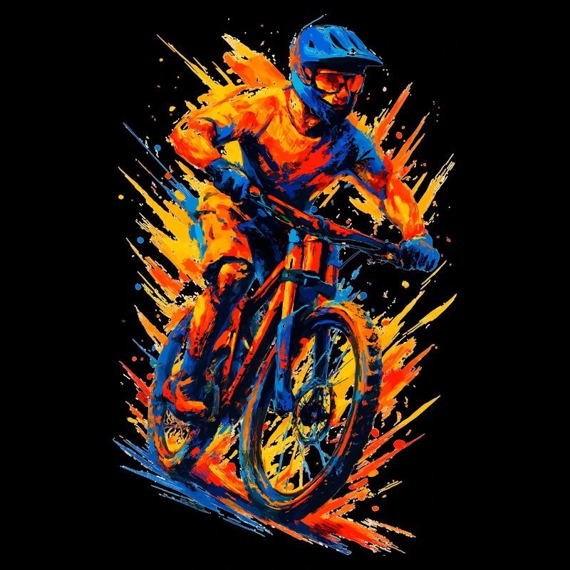 Mountainbiking Mountainbiker MTB cool Geschenk