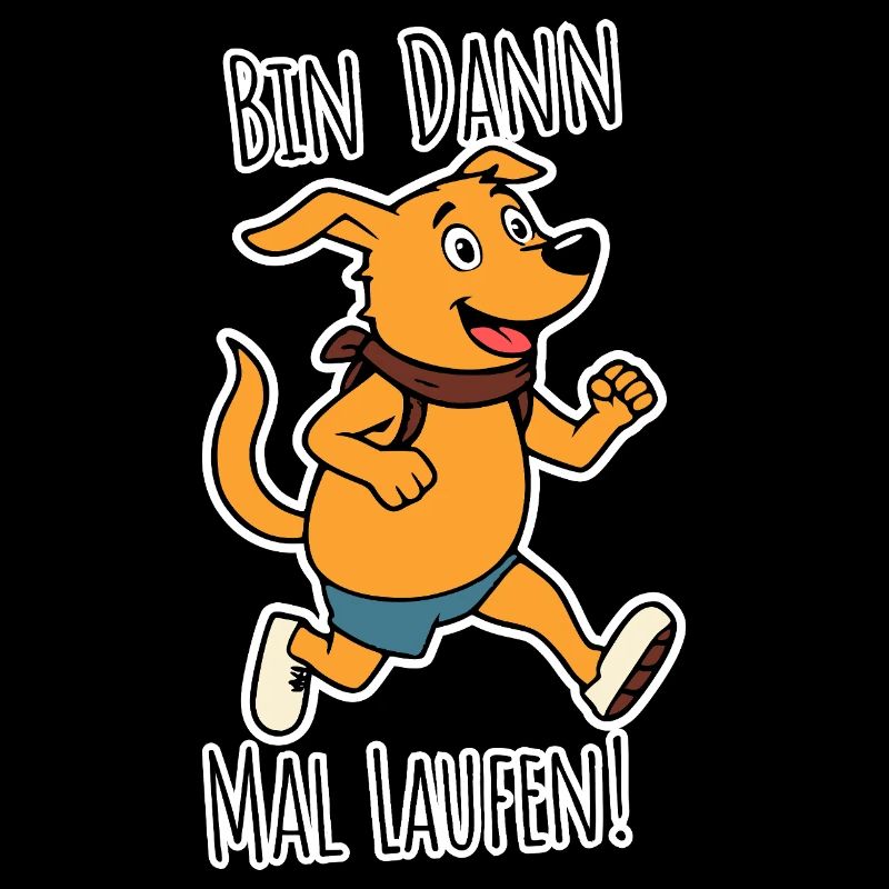 Alors je vais courir ! Un coureur de chiens sort courir !