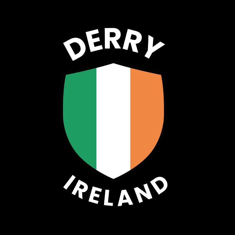 Drapeau du Derry Ireland Shield