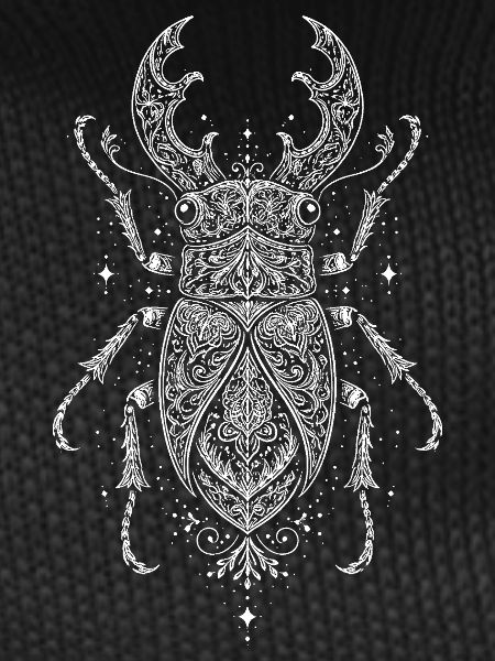 Ornamentkäfer Mandala
