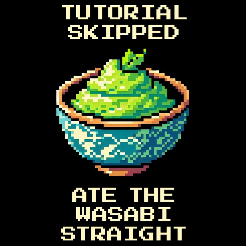Tutorial übersprungen | Wasabi pur gegessen