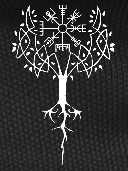 Runic Tree of Life (White)