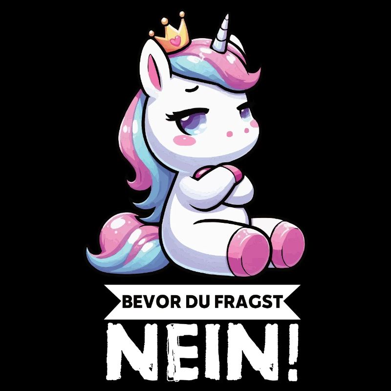 Bevor Du Fragst Nein Einhorn Einhörner Einhornfan 