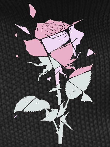 Pastel Rose Fragments