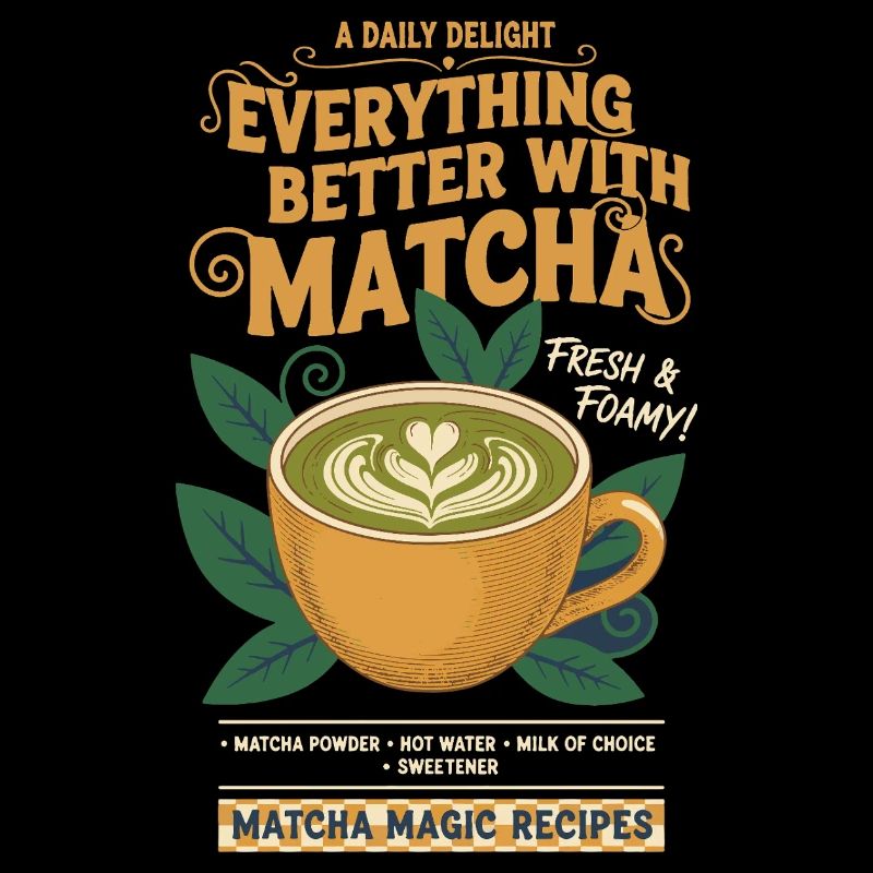 Everything Better With Matcha Fresh Foamy Matcha