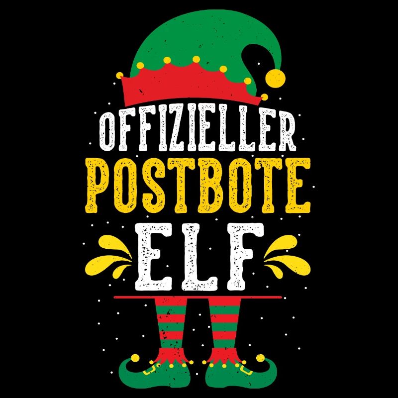 Christmas MAIL CARRIER POSTMAN ELF Funny