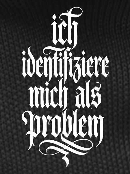 I identify as a problem