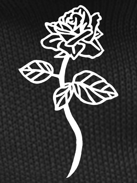 La rose blanche