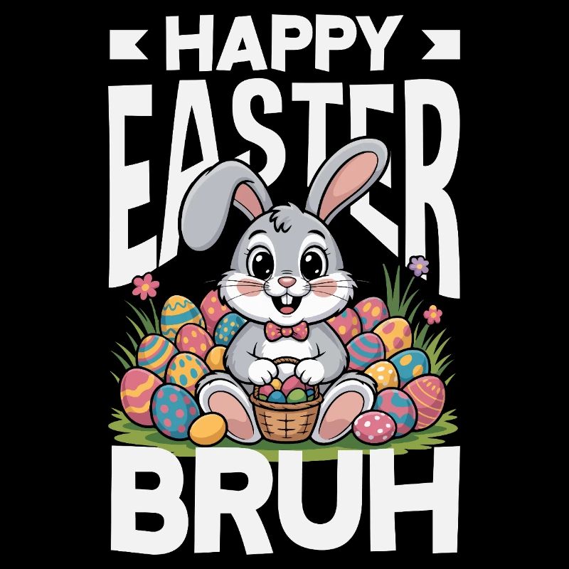 Joyeuse Pâques, douce chasse aux œufs du lapin, œufs de Pâques