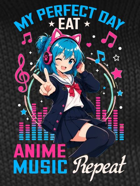 Anime and Music Chibi