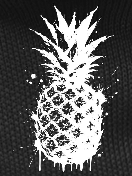 Splashed pineapple spray